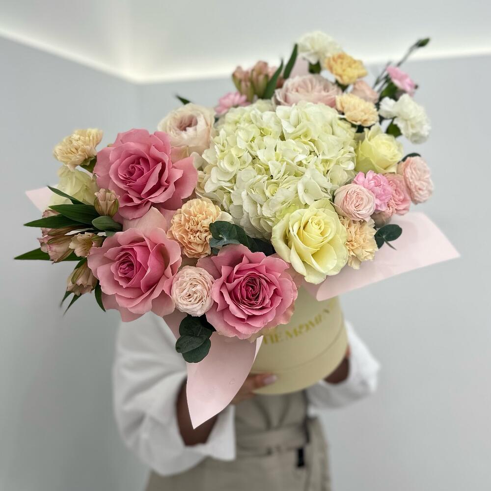 Цветы в коробке