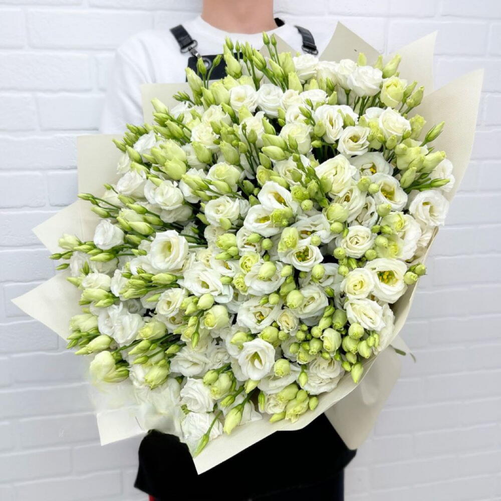 Букет из 51 эустомы