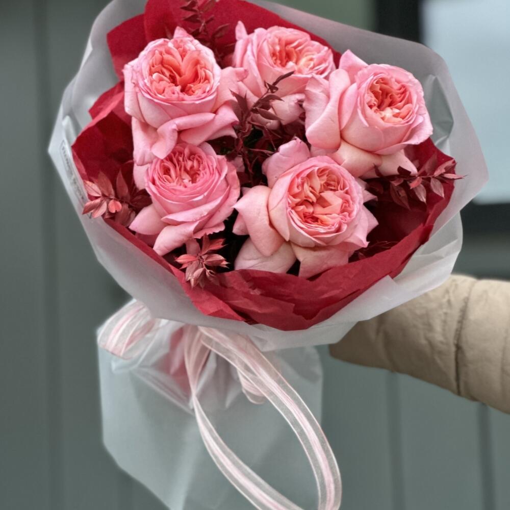 Букет из роз Пинк Экспрешен Розовый рай